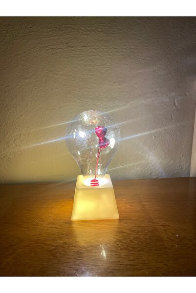 TVT Işıklı Yuvarlak Kalp Balonlu Aşk Fanusu