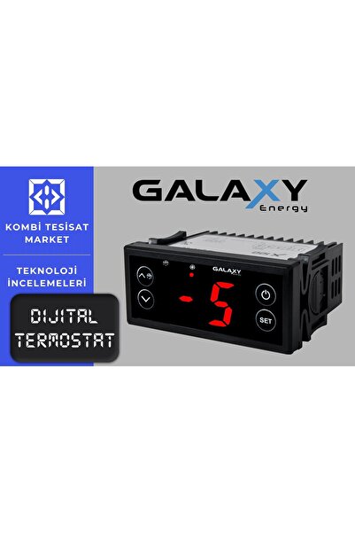METİN ISITMA SOĞUTMA Buzdolabı Dijital Soğutma Termostatı 40 Amper Galaxy