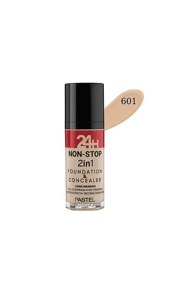Pastel Profashion 24h Non-stop 2in1 Foundation and Concealer 601