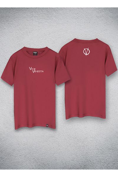 Darkia V de la Vendetta
  Tricou oversize roșu cu imprimeu