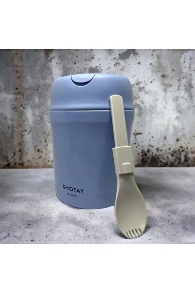 Shotay Termos Yemek Kabı 650ml Mavi