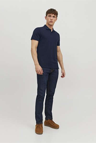 Jack & Jones JACK&JONES JJEBASIC POLO SS NOOS12136516 LACİVERT
