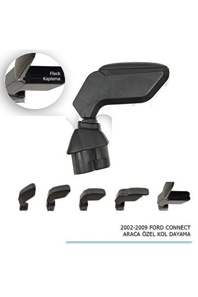 Drs Tuning Ford Connect Uyumlu Araca Özel Kol Dayama Siyah 2002-2009 Parça