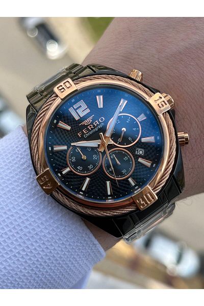 FERRO Inner Functions Active Chronograph 30 Mt Waterproof Men's Wrist Watch xf009