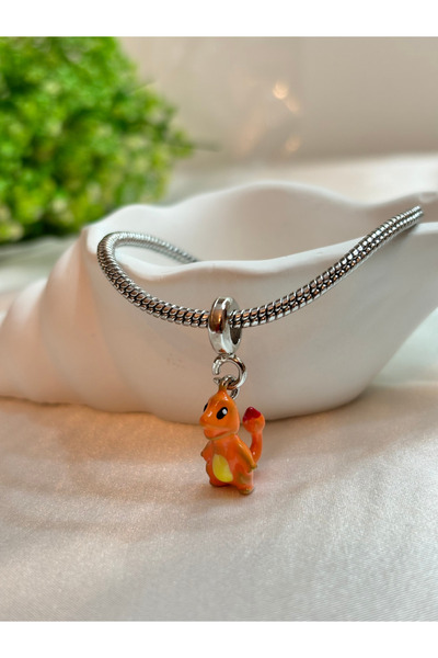 sheyajewellery Kadın  Model Pokemon Turuncu Ejder Sallantılı Charm
