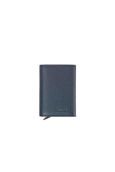 louisiana polo Navy Blue Genuine Leather Grande Men's Wallet - 725