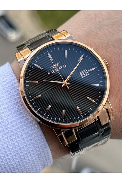 FERRO 30 Mt Waterproof Men's Wrist Watch with Calendar xf0018
