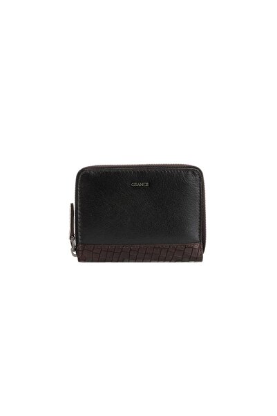 louisiana polo محفظة رجالية من الجلد الطبيعي من غراندي باللون البني 740