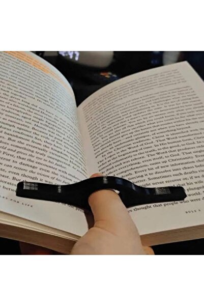 DESIGNBY حامل صفحة كتاب بفتحة الإصبع، جهاز قراءة الكتب، حامل الصفحة