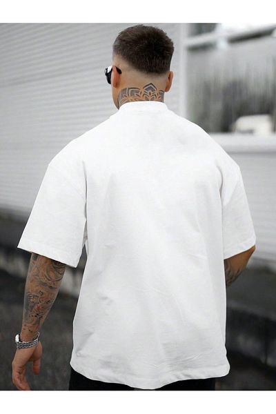 YUVEST Tričko Blackrock - Oversize Tričko s krátkým rukávem s Crew Neck