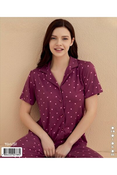 İpek Σετ πιτζάμες με κουμπιά μπροστά