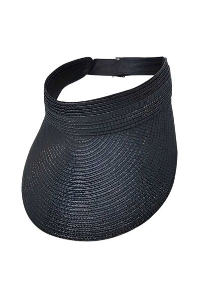 Trenderrs Women's Foldable Model Straw Visor Hat