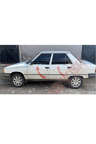 Kml34tuning55 Renault  R9  1993- 2003 Uyumlu Cam Çıtası 4 Parça Krom Paslanmaz Çelik
