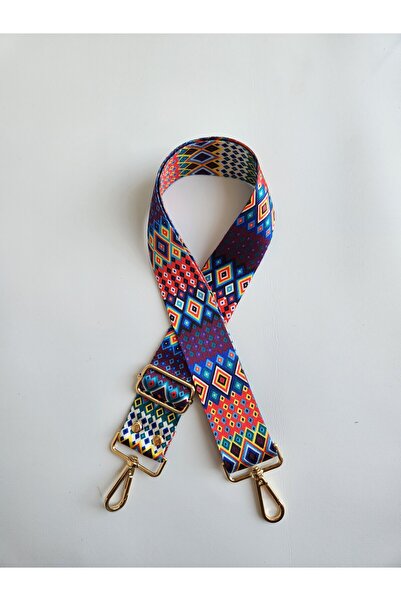 NAZENİN HOBİ AKSESUAR قلادة حقيبة عمودية منقوشة (4*120 سم)