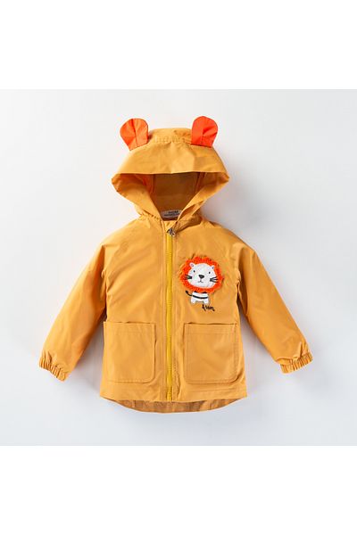 Midimod 1-5 Year Old Lion Seasonal Boys' Raincoat with Bag