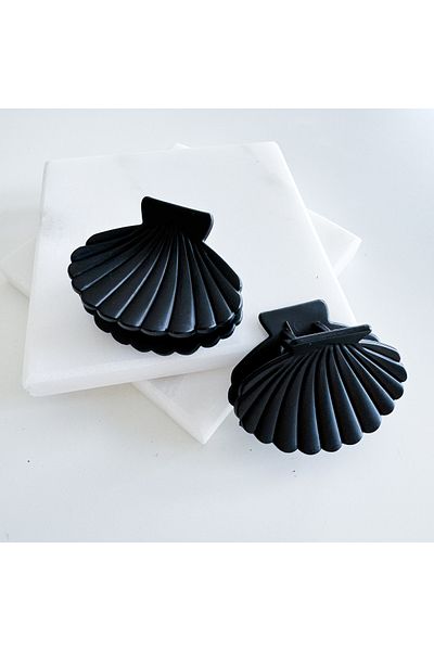 CHARMLUCKY Mini 2-Piece Seashell Buckle Set