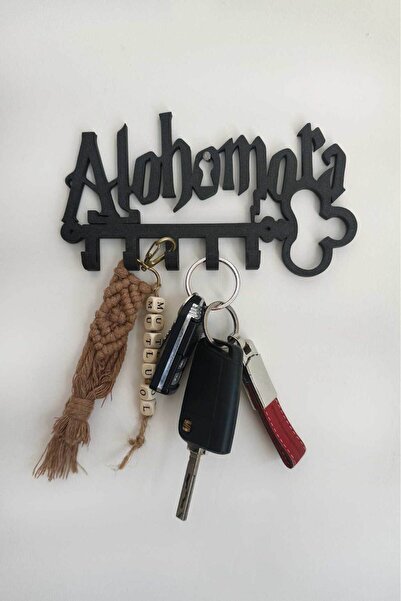 bi tutam mutluluk Harry Potter Alohomora Anahtarlık 3 Boyutlu Baskı