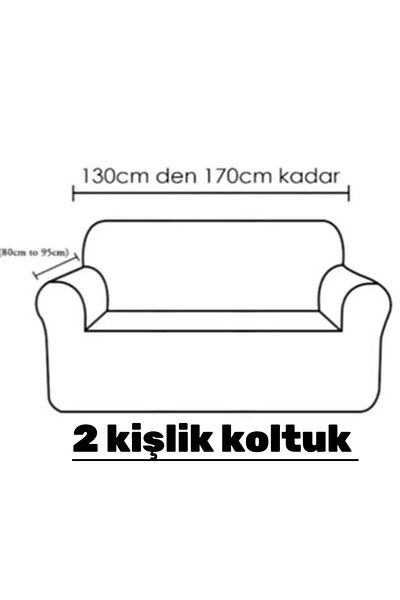 ÖZMAKAN Κάλυμμα καθίσματος για 2, κάλυμμα καθίσματος 1 τεμάχιο, με λάστιχο, Πλένεται