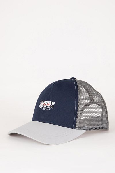 DeFacto Gestickte, gewebte Baseball- und Basketballkappe für Herren B8001AX24SM