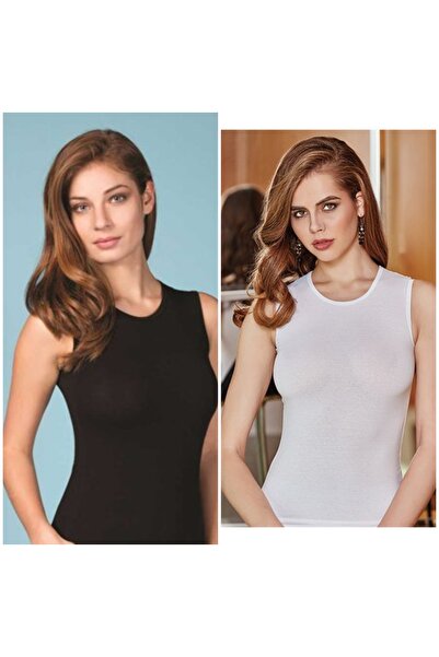 ModaTrendy BERRAK 2131 Body din 2 piese din ELASTAN fără mâneci