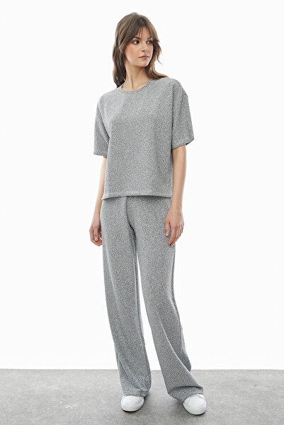 PAULMARK Parlak Kumaşlı Pantolon