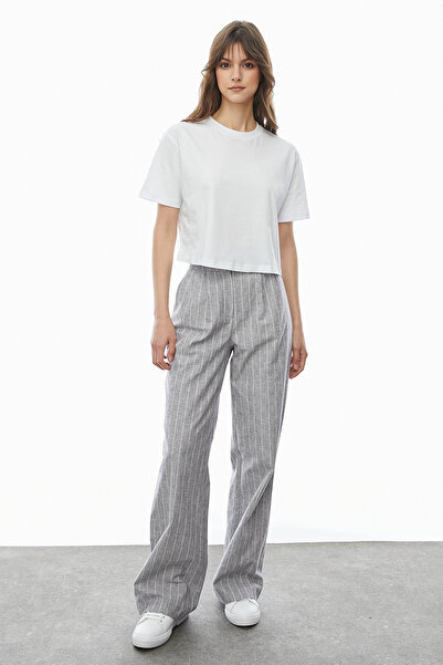 PAULMARK Ριγέ παντελόνι