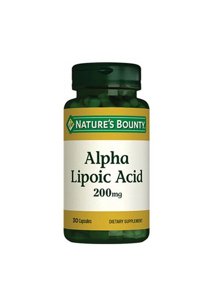 Nature's Bounty Natures Bounty Alpha Lipoic Acid 200 mg مكمل غذائي 30 كبسولة-MFREYON00871