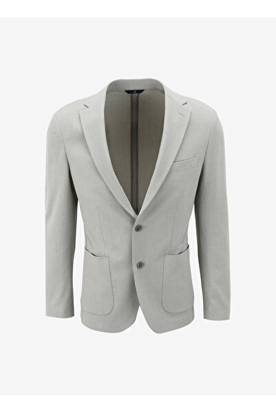 BROOKS BROTHERS Slim Fit Gri Erkek Ceket BBSS24MBL001