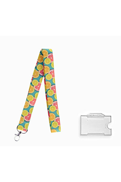 YİĞİTBAŞI PORTAKAL Desen Boyun İpi Ve Telefon Askısı Okul ,hastane , BOYUN İP...