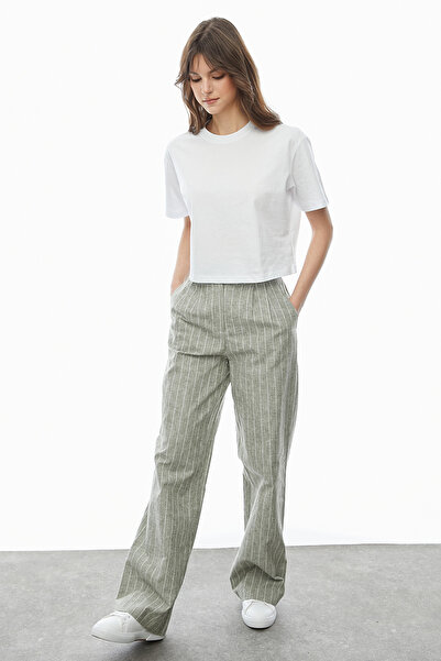 PAULMARK Çizgili Pantolon