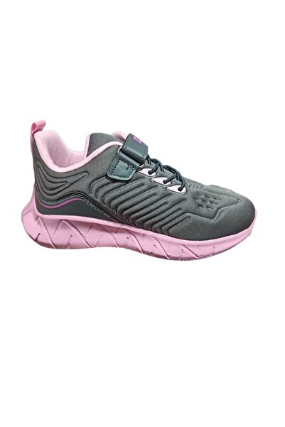 Lafonten Girl's Sneaker - Casual Anatomical Sole, Very Light, Non-Slip Sole Comfortable Sports Shoes - Lafonten Smoke Pink