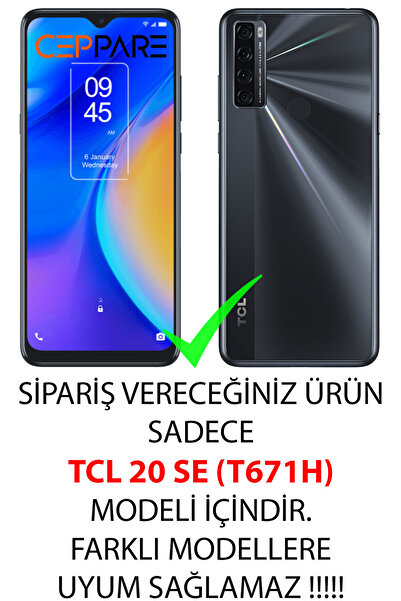 TCL 20 SE T671H Uyumlu Kılıf Desen Baskılı Silikon Papatya STK:693 CP-NSbZnMN