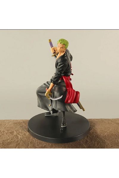 hediyeconcepti One Piece Roronoa Zoro Kimono Cartoon Action Figures Model Toy