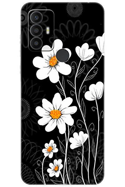 TCL 30 SE 6165H Uyumlu Kılıf Desen Baskılı Silikon Papatya STK:693 CP-HWlcvWd