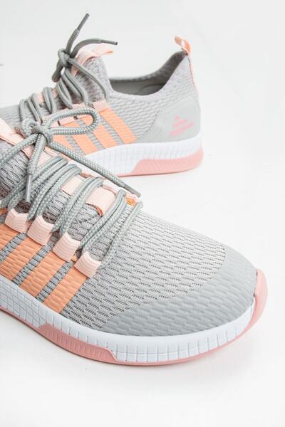 İnan Ayakkabı Unisex Insports Gri&pudra Günlük Hafif Taban (3cm Taban )