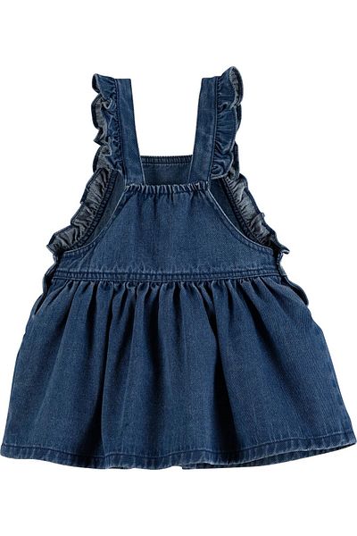 İdilbaby&Mamino IDILBABY&MAMINO baby girl Apple Embroidery Denim Gilet
