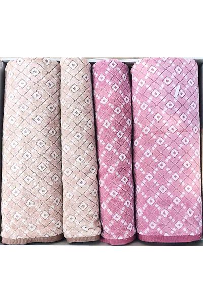 Özdilek Diamond Soft Best Set (ΣΕΤ ΤΑΜΑΝΙ) Καφέ-μπορντό