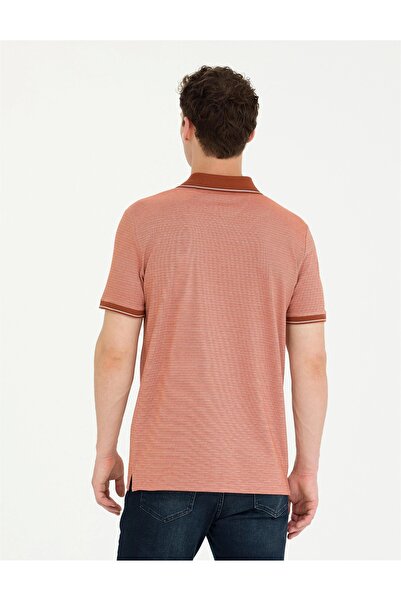 Pierre Cardin Μπλουζάκι με μοτίβο μονής τσέπης χωρίς σίδερο με κανονική εφαρμογή με γιακά πόλο