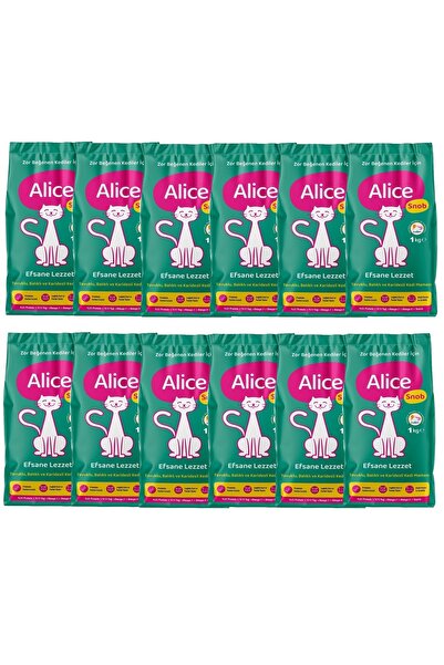 Alice Snob Yetişkin Premium Kedi Maması 12 X 1kg