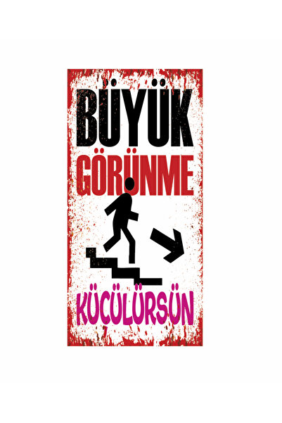 Hayat Poster funny throwaways fun words graffiti mini poster retro din lemn