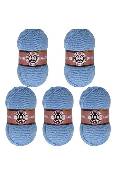 Ören Bayan Ören Favourite Knitting Rope Blue (012) Pack of 5