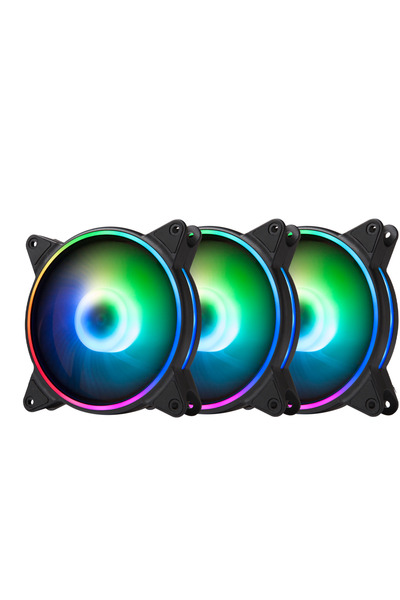GamePower Air Turbine RGB 3*12CM Fan (Kontrolcü ve Kumanda Dahil Değil)