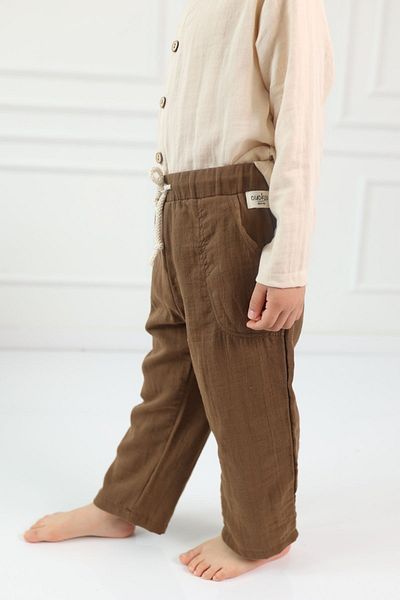 Cuckoo Cotton Children's Pants Muslin Fabric
