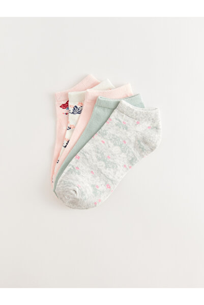LC Waikiki Pack of 5 Patterned Women's Booties Socks