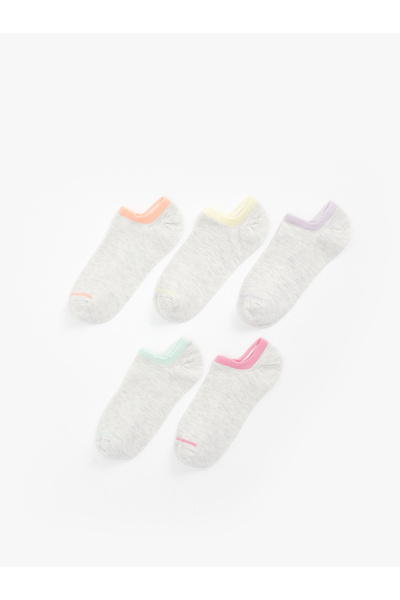 LC Waikiki Συσκευασία με 5 γυναικείες κάλτσες απλές μποτάκια