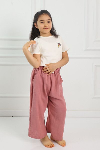 Cuckoo Cotton Girl's Pants Wide Leg