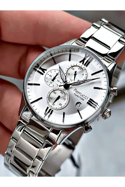 Ferrucci Function FCF.14079FM.01 Multi Function Men's Wristwatch 3 Atm Waterproof