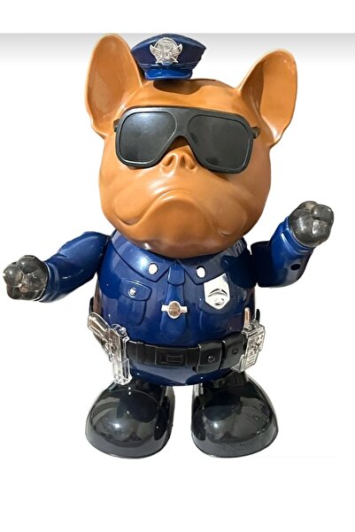 PERİ TOYS Işıklı müzikli dans eden polis köpek
