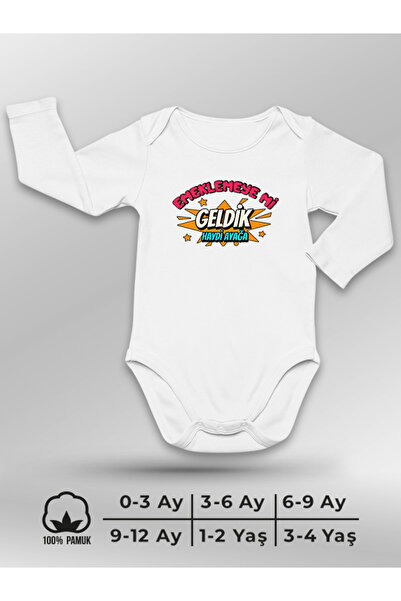 Trakya Bazaar Emeklemeye Mi Geldik Haydi Ayağa (Uzun Kollu Zıbın)