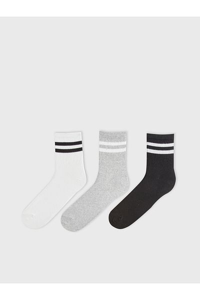 LC Waikiki Patterned Men's Socks 3-Piece